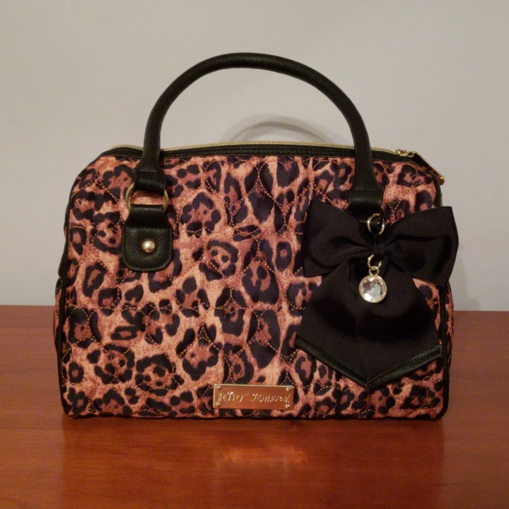 Betsey Johnson Leopard print bag